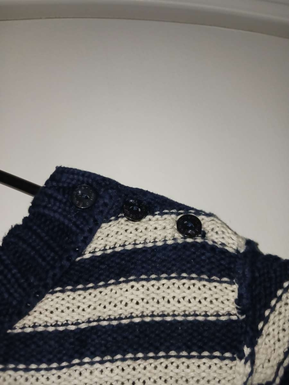 American Eagle Outfitters Navy and Cream Striped Sweater - Picture 4 of 4